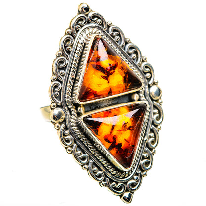 Baltic Amber Rings handcrafted by Ana Silver Co - RING129480 - Photo 2