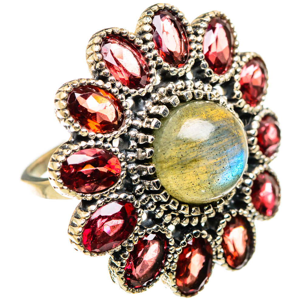 Labradorite Rings handcrafted by Ana Silver Co - RING129490 - Photo 2