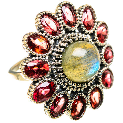 Labradorite Rings handcrafted by Ana Silver Co - RING129490 - Photo 2