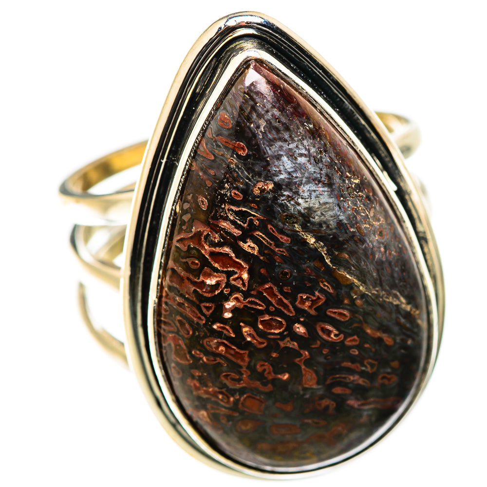Dinosaur Bone Rings handcrafted by Ana Silver Co - RING129494 - Photo 2