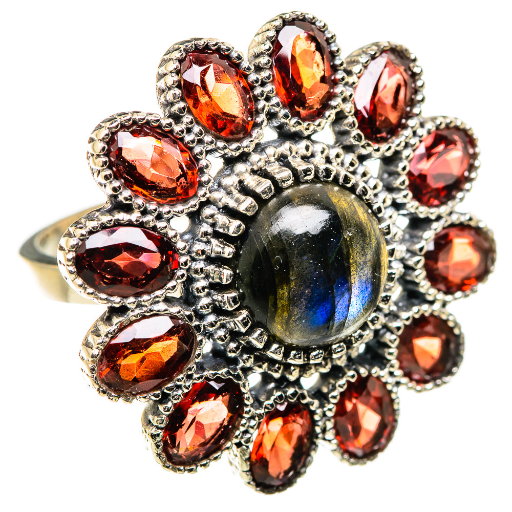 Labradorite Rings handcrafted by Ana Silver Co - RING129503 - Photo 2