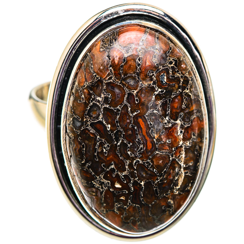 Dinosaur Bone Rings handcrafted by Ana Silver Co - RING129516 - Photo 2