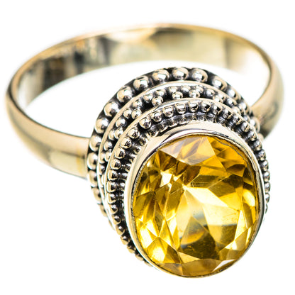 Citrine Rings handcrafted by Ana Silver Co - RING129518 - Photo 2