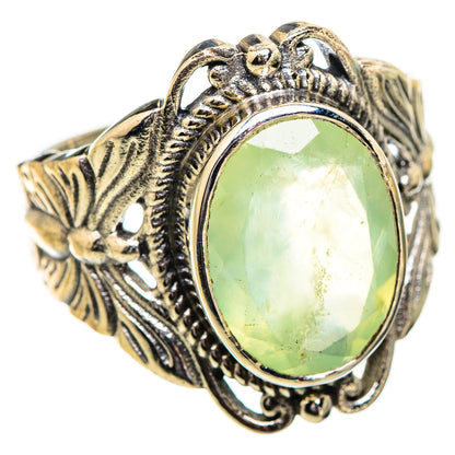 Prehnite Rings handcrafted by Ana Silver Co - RING129540 - Photo 2