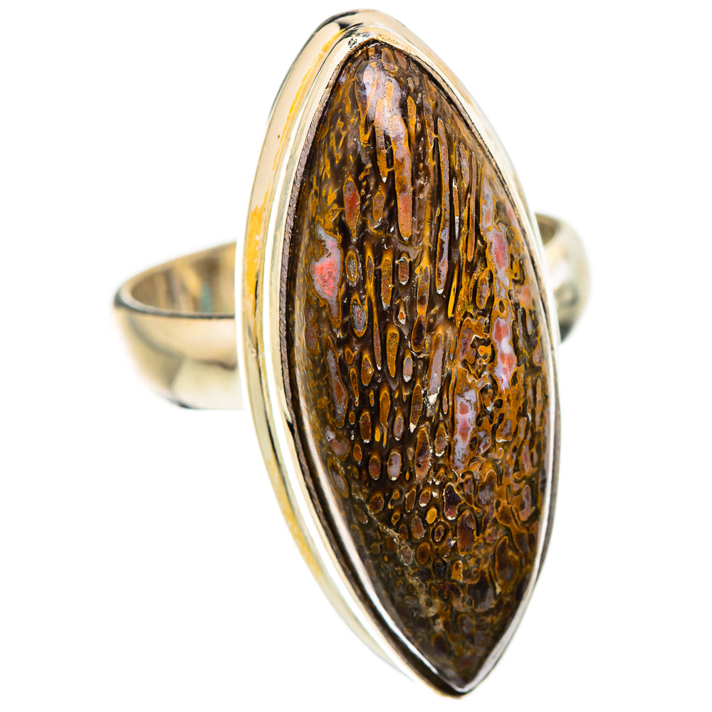 Dinosaur Bone Rings handcrafted by Ana Silver Co - RING129543 - Photo 2