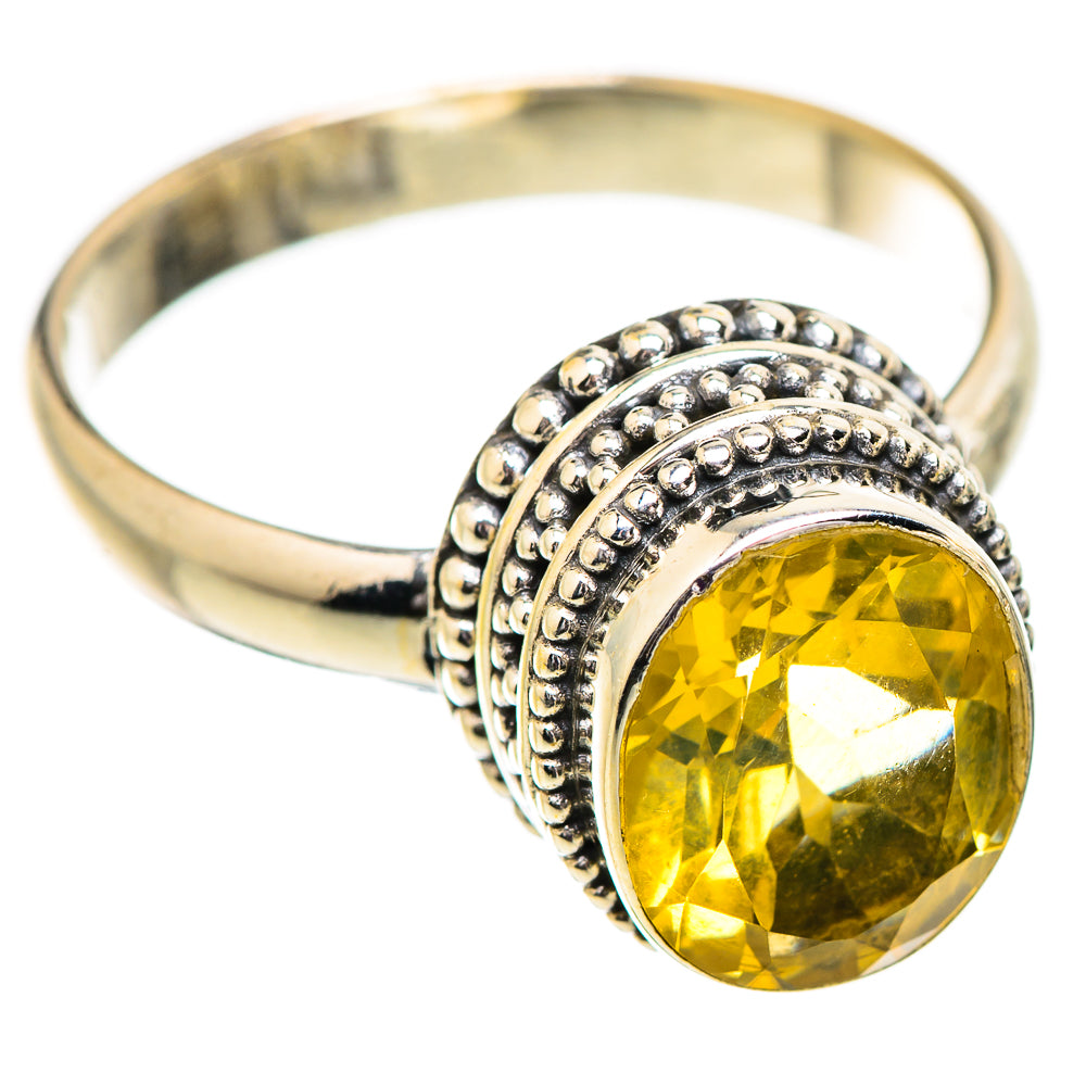 Citrine Rings handcrafted by Ana Silver Co - RING129544 - Photo 2