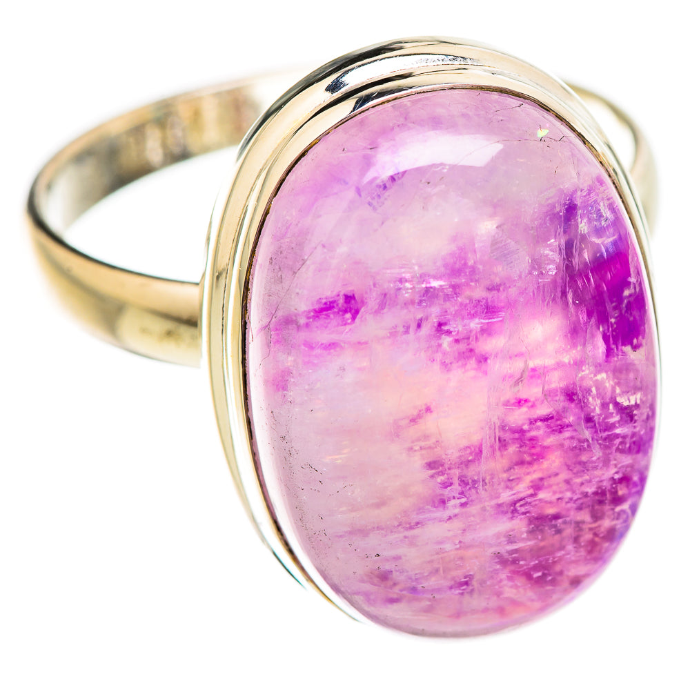 Pink Moonstone Rings handcrafted by Ana Silver Co - RING129546 - Photo 2