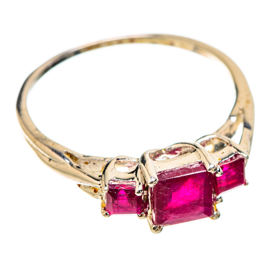 Red Sillimanite Rings handcrafted by Ana Silver Co - RING129547 - Photo 2