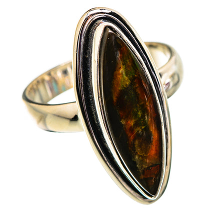 Ammolite Rings handcrafted by Ana Silver Co - RING129548 - Photo 2