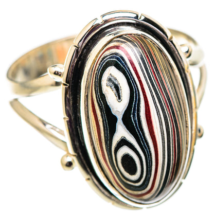 Fordite Rings handcrafted by Ana Silver Co - RING129554 - Photo 2
