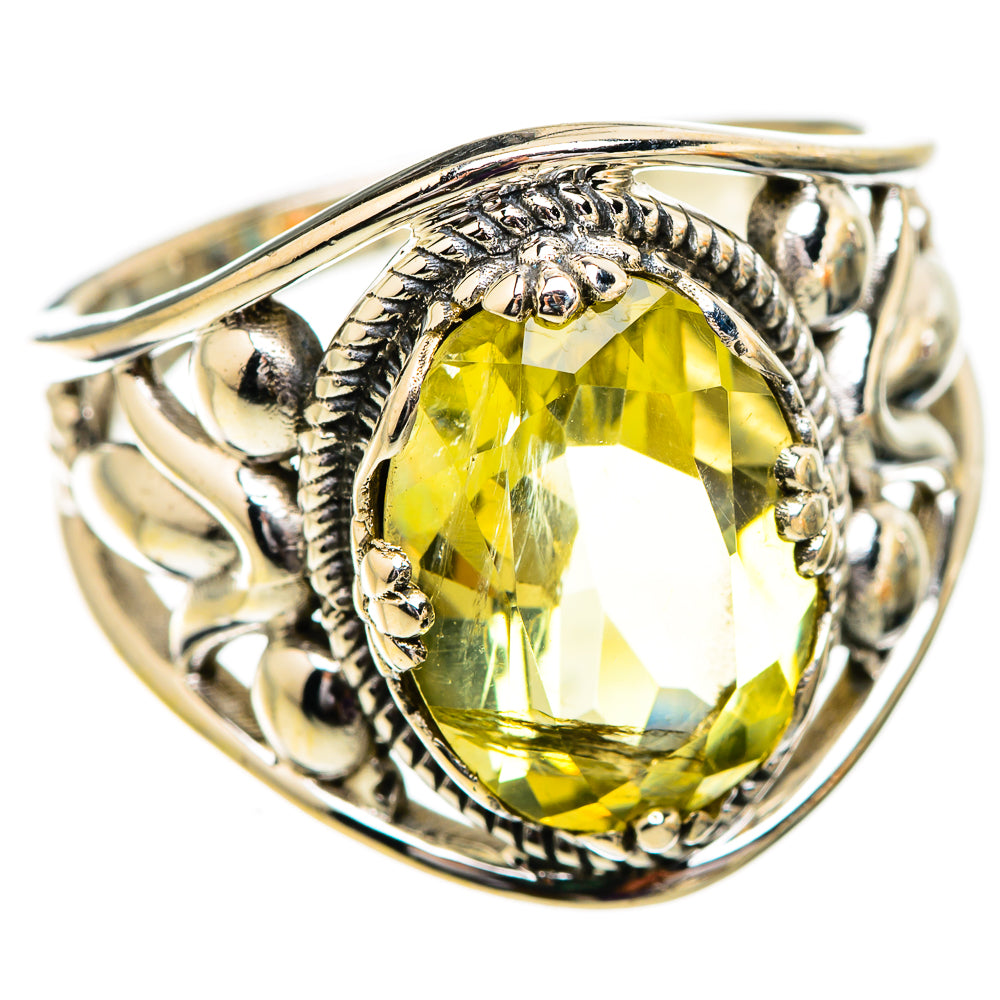 Citrine Rings handcrafted by Ana Silver Co - RING129559 - Photo 2