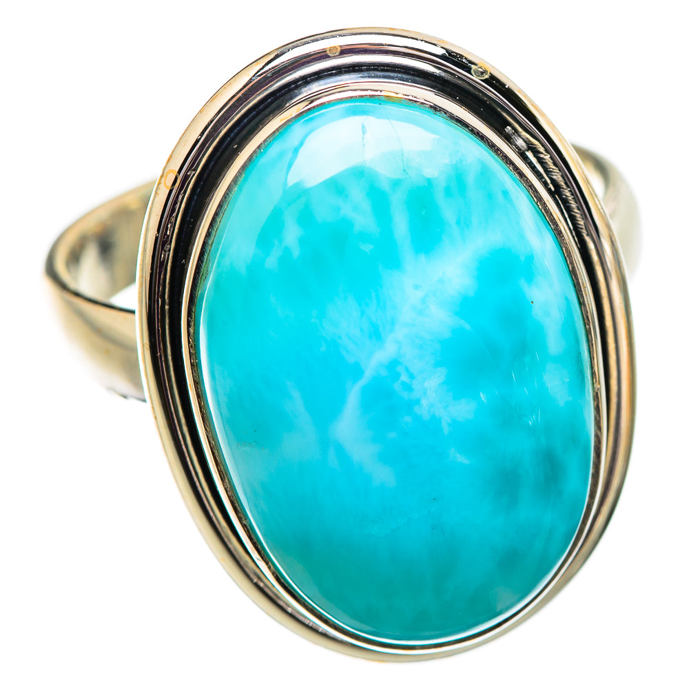 Larimar Rings handcrafted by Ana Silver Co - RING129560 - Photo 2