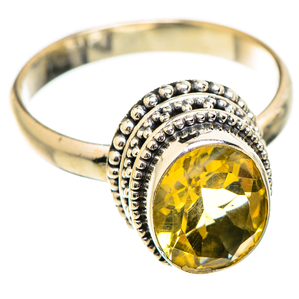 Citrine Rings handcrafted by Ana Silver Co - RING129567 - Photo 2