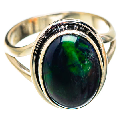 Black Opal Rings handcrafted by Ana Silver Co - RING129583 - Photo 2