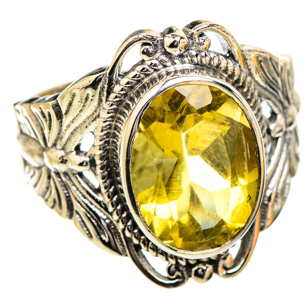 Citrine Rings handcrafted by Ana Silver Co - RING129584 - Photo 2
