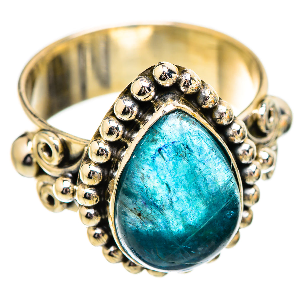 Blue Fluorite Rings handcrafted by Ana Silver Co - RING129585 - Photo 2