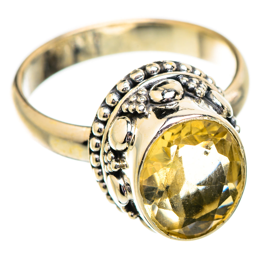 Citrine Rings handcrafted by Ana Silver Co - RING129592 - Photo 2