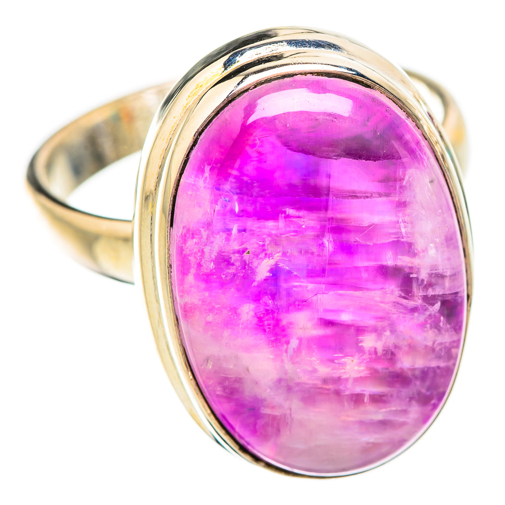Pink Moonstone Rings handcrafted by Ana Silver Co - RING129593 - Photo 2