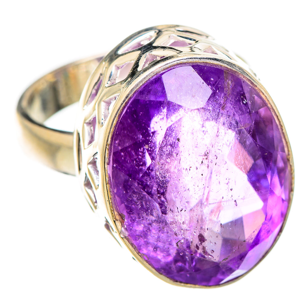 Amethyst Rings handcrafted by Ana Silver Co - RING129597 - Photo 2