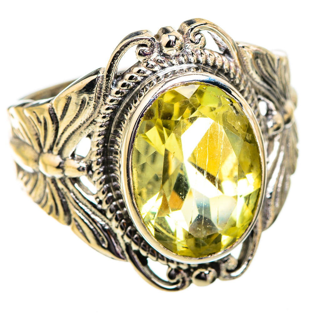Citrine Rings handcrafted by Ana Silver Co - RING129605 - Photo 2