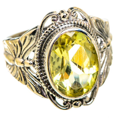 Citrine Rings handcrafted by Ana Silver Co - RING129605 - Photo 2
