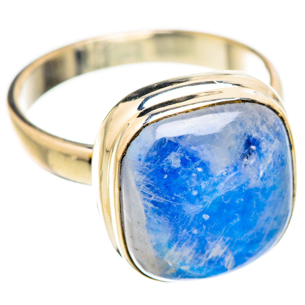Rainbow Moonstone Rings handcrafted by Ana Silver Co - RING129609 - Photo 2