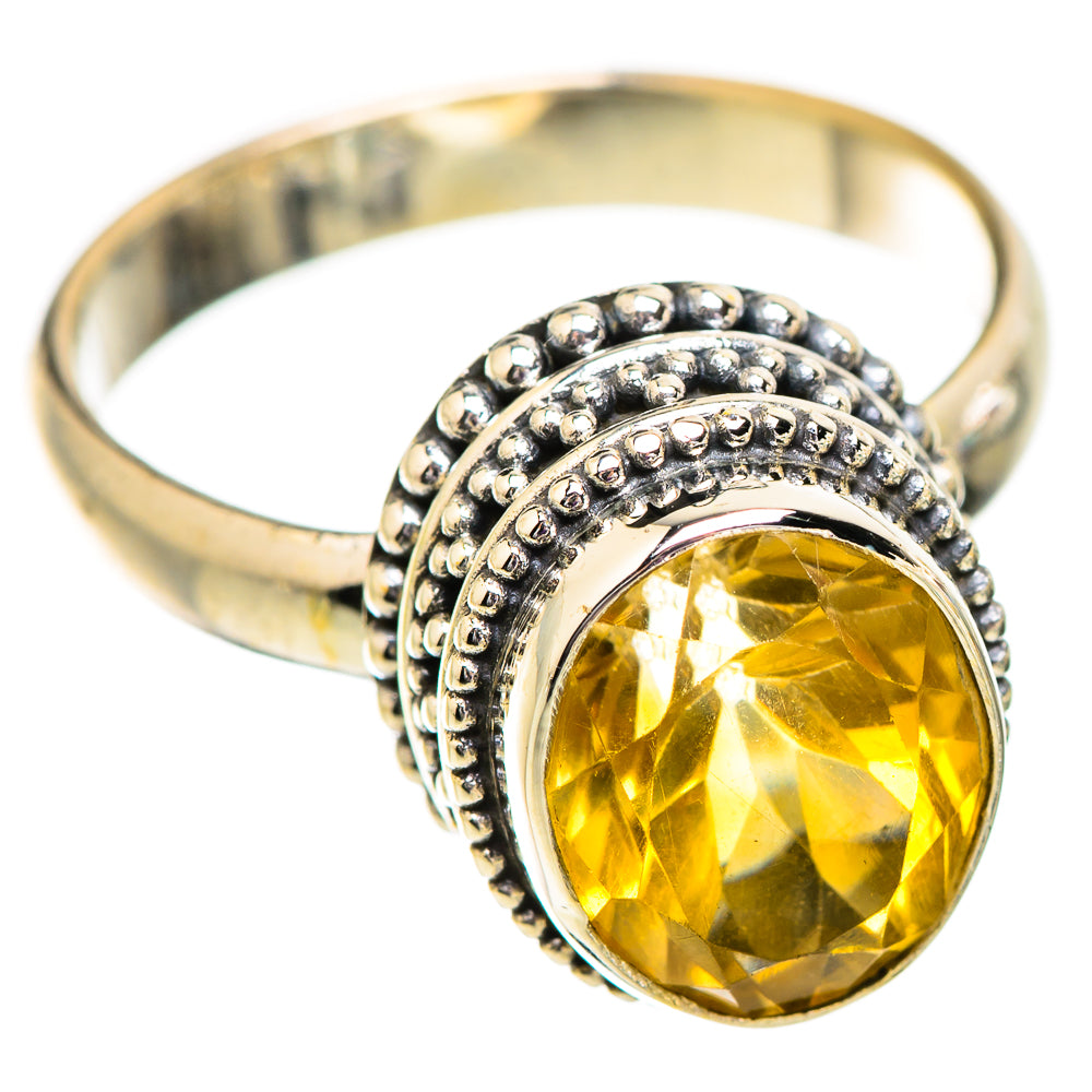 Citrine Rings handcrafted by Ana Silver Co - RING129613 - Photo 2