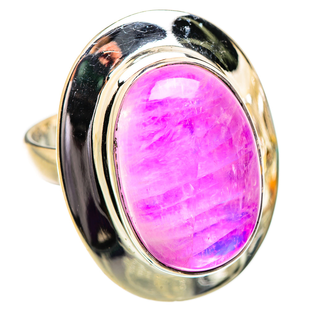 Pink Moonstone Rings handcrafted by Ana Silver Co - RING129615 - Photo 2