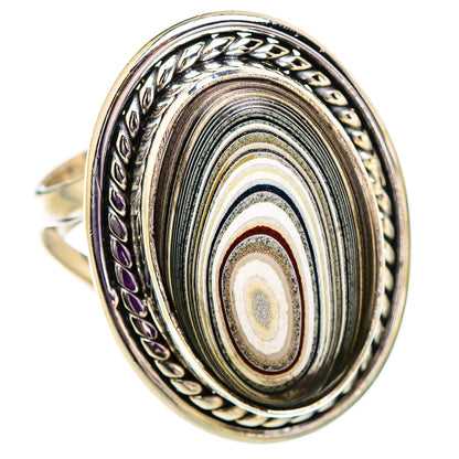 Fordite Rings handcrafted by Ana Silver Co - RING129626 - Photo 2