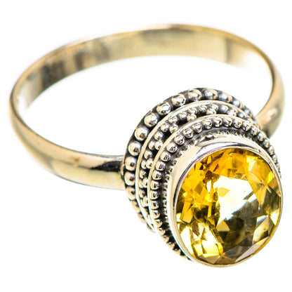 Citrine Rings handcrafted by Ana Silver Co - RING129639 - Photo 2