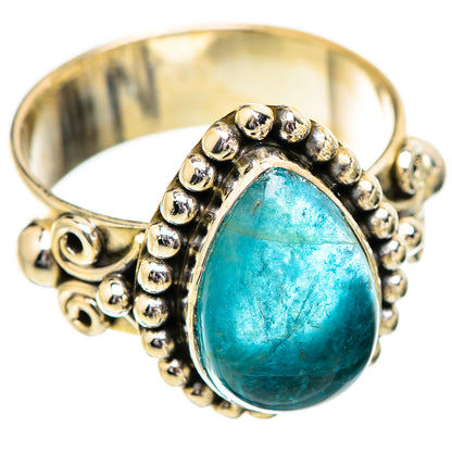 Blue Fluorite Rings handcrafted by Ana Silver Co - RING129655 - Photo 2