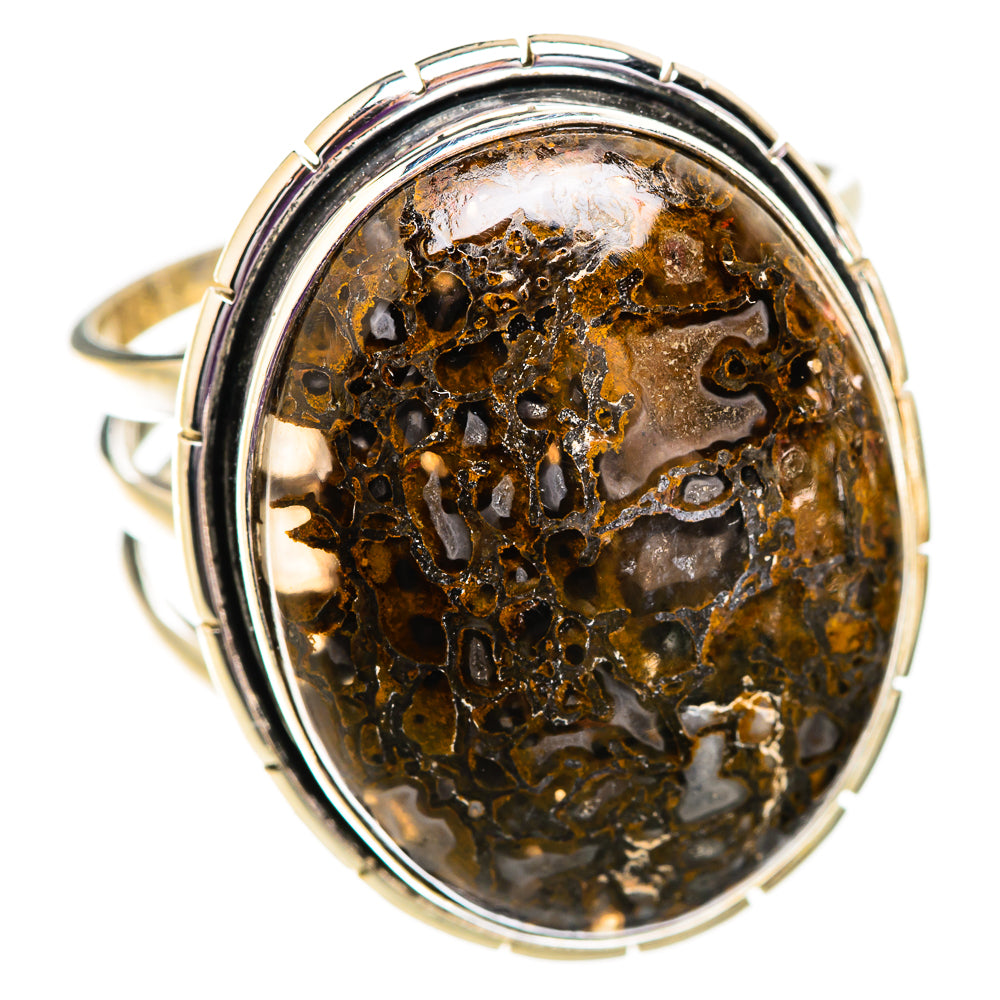 Dinosaur Bone Rings handcrafted by Ana Silver Co - RING129662 - Photo 2