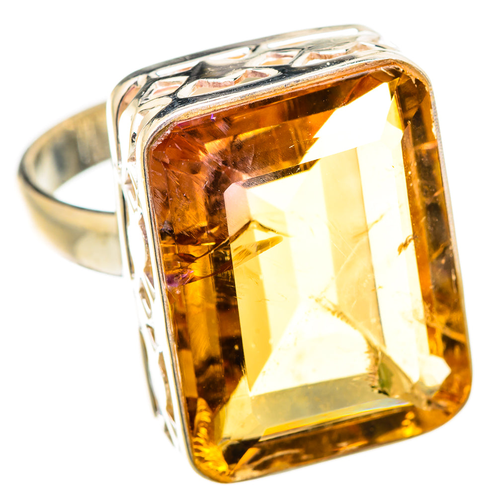 Citrine Rings handcrafted by Ana Silver Co - RING129667 - Photo 2