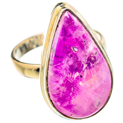Pink Moonstone Rings handcrafted by Ana Silver Co - RING129669 - Photo 2