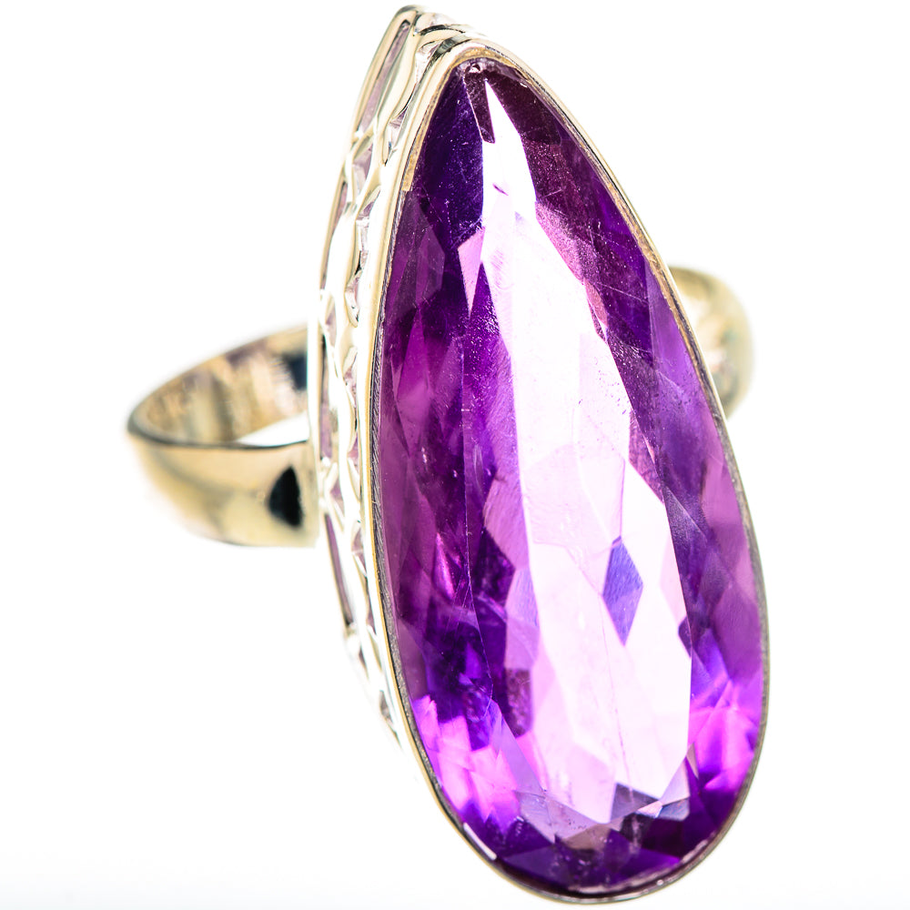 Amethyst Rings handcrafted by Ana Silver Co - RING129672 - Photo 2