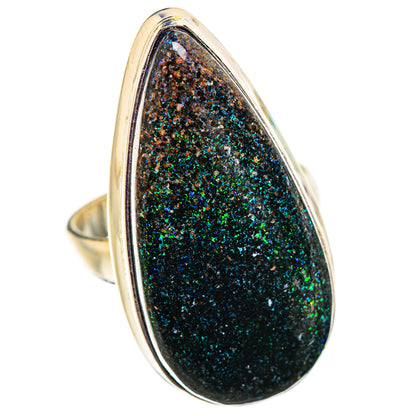 Andamooka Opal Rings handcrafted by Ana Silver Co - RING129675 - Photo 2