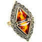 Baltic Amber Rings handcrafted by Ana Silver Co - RING129689 - Photo 2