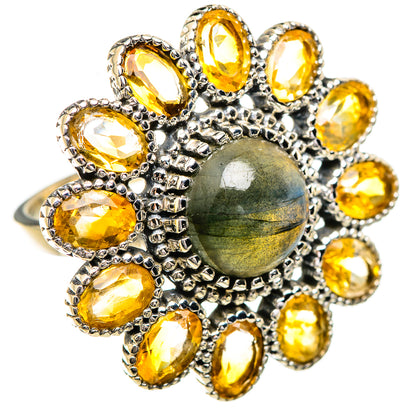 Labradorite Rings handcrafted by Ana Silver Co - RING129703 - Photo 2