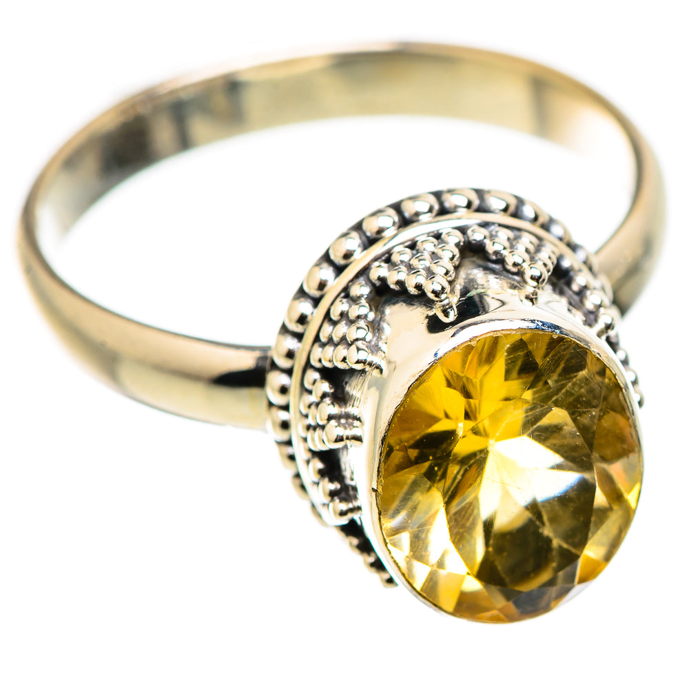 Citrine Rings handcrafted by Ana Silver Co - RING129718 - Photo 2