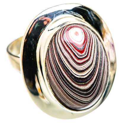 Fordite Rings handcrafted by Ana Silver Co - RING129751 - Photo 2