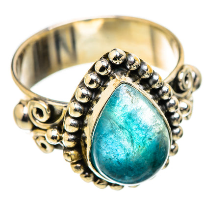 Blue Fluorite Rings handcrafted by Ana Silver Co - RING129759 - Photo 2