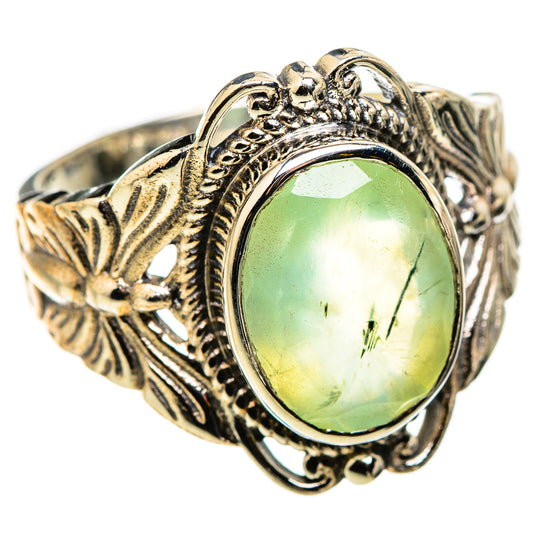 Prehnite Rings handcrafted by Ana Silver Co - RING129764 - Photo 2