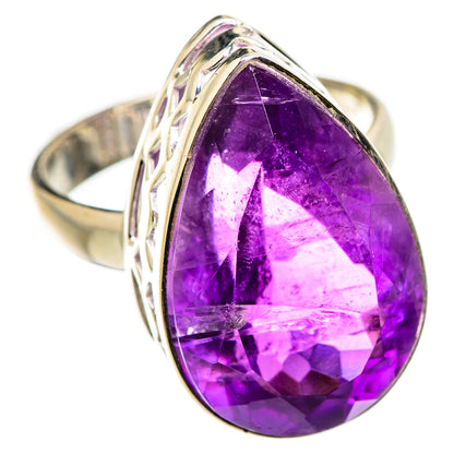 Amethyst Rings handcrafted by Ana Silver Co - RING129769 - Photo 2