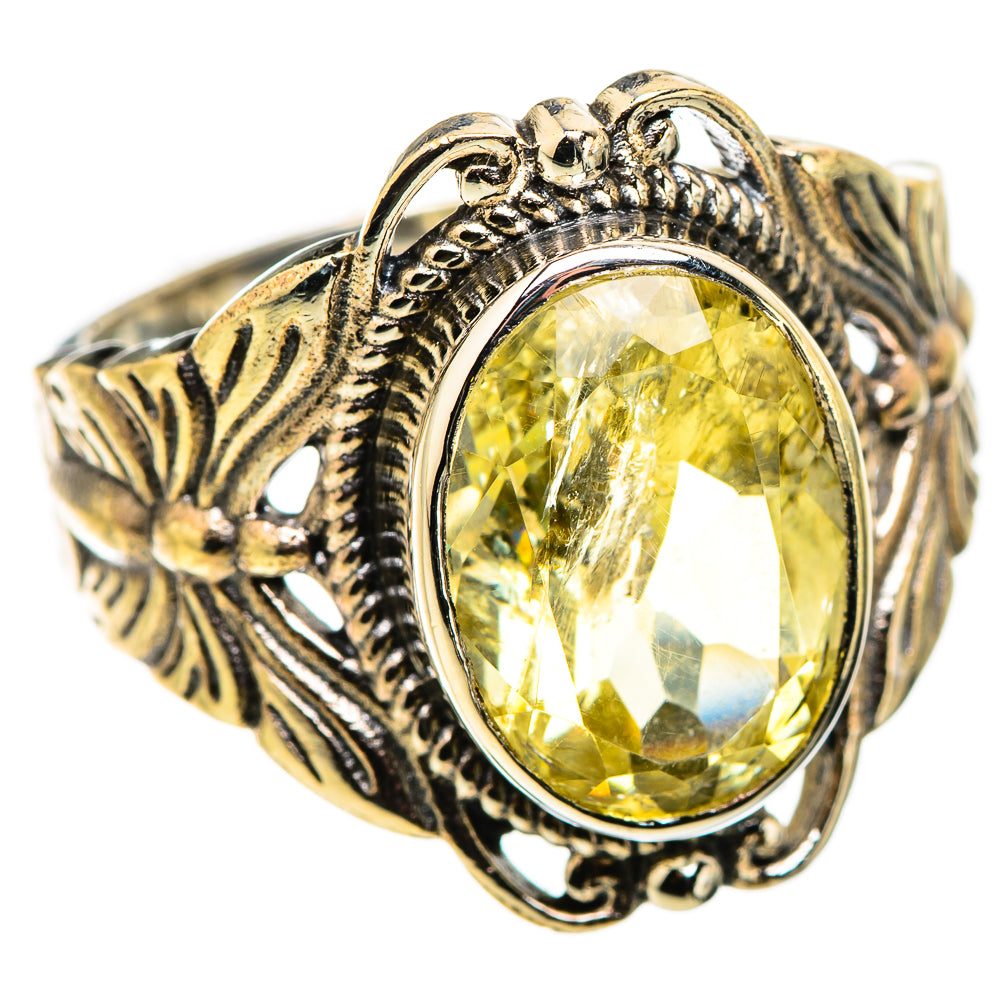 Citrine Rings handcrafted by Ana Silver Co - RING129780 - Photo 2