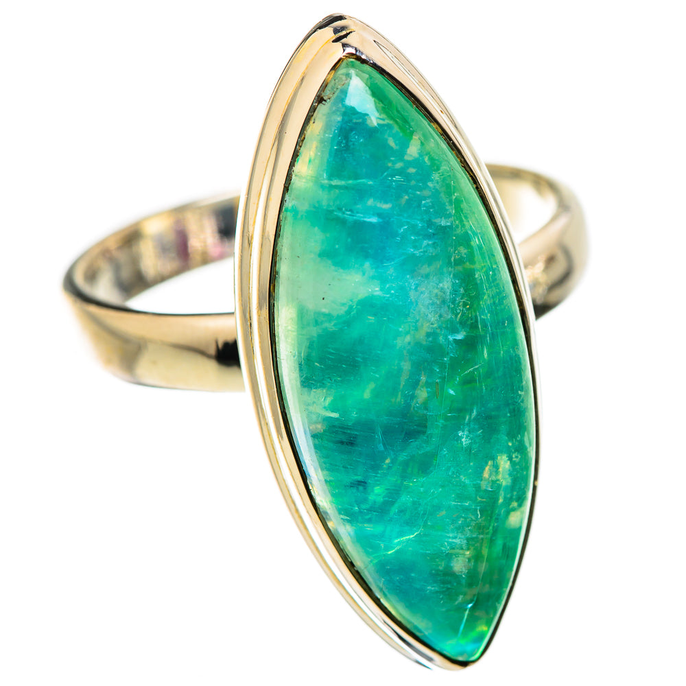 Green Moonstone Rings handcrafted by Ana Silver Co - RING129787 - Photo 2
