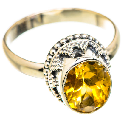 Citrine Rings handcrafted by Ana Silver Co - RING129788 - Photo 2