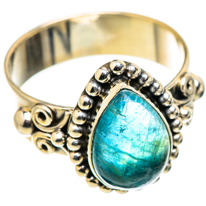 Blue Fluorite Rings handcrafted by Ana Silver Co - RING129806 - Photo 2
