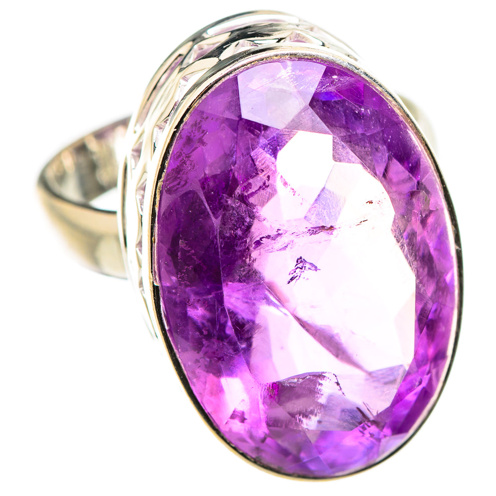 Amethyst Rings handcrafted by Ana Silver Co - RING129818 - Photo 2
