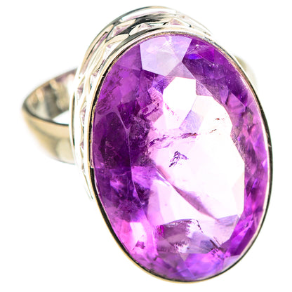 Amethyst Rings handcrafted by Ana Silver Co - RING129818 - Photo 2