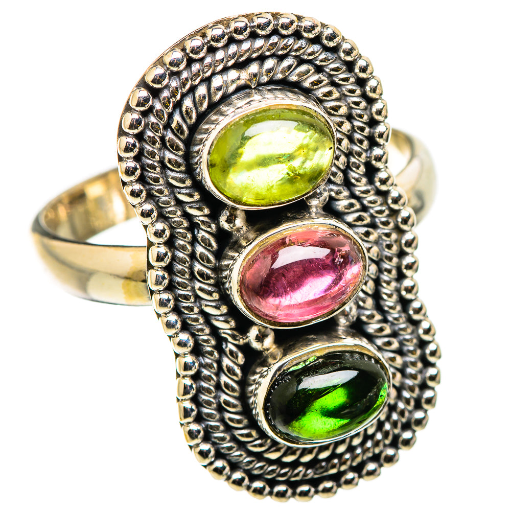 Tourmaline Rings handcrafted by Ana Silver Co - RING129823 - Photo 2
